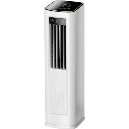 Edendirect 3500 BTU (DOE) 115-Volt Vented Medium Room Portable Air Conditioner with Heater, Remote Included ZRKYR-35A1-W