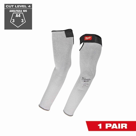 Milwaukee Tool Cooling A4 Cut Protect Sleeve, 18" 48-73-9041