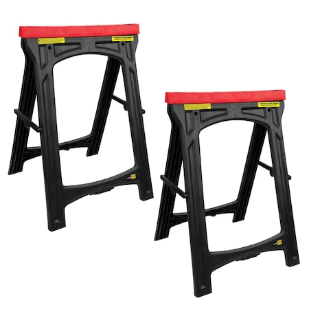Performance Tool 2-Piece Sawhorse Set, 300 lb. Capacity, 2PK W54011