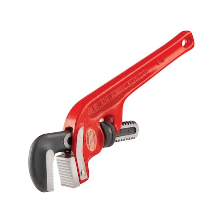 Ridgid 12" Heavy-Duty End Pipe Wrench, 2" Pipe Capacity, Red 31065