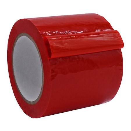 Wod Tape CSTC20WBA Carton Sealing Packaging Tape 2 Mil Acrylic Adhesive Red: 4 in. x 110 yds, 18PK WOD CSTC20WBA-04000-18-110-RED