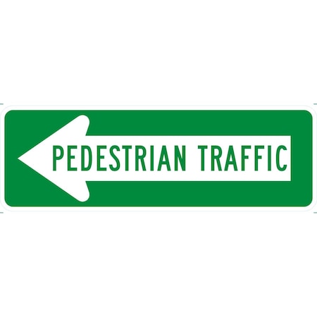 Lyle < Pedestrian Traffic, 36x12, Engineer Grade, White G-15749-EG_36x12