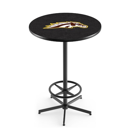 Holland Bar Stool Co 42" Black Western Michigan Pub Table L216B4236WestMI