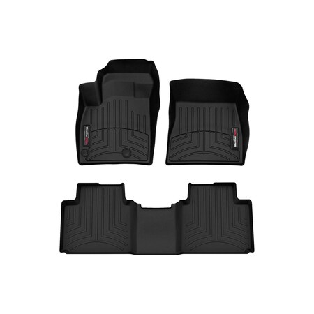 Weathertech Black, Front and Rear Floorliners 441683-1-2