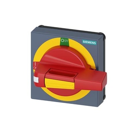 Siemens Handle with masking frame Emergency switching-off Size 75x 75 for shaft 8x 8UD1731-2AE05