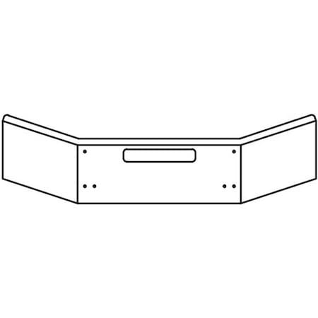 Replacement For Kenworth T880 Year 2017 18 In Open End Bumper Wmounting And Vent Holes
