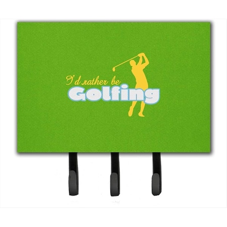 Carolines Treasures I Had Rather Be Golfing Man On Green Leash Or Key Holder SB3092TH68