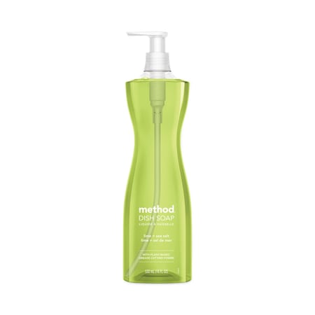 Method Dish Soap, Lime and Sea Salt, 18 oz Pump Bottle 359409