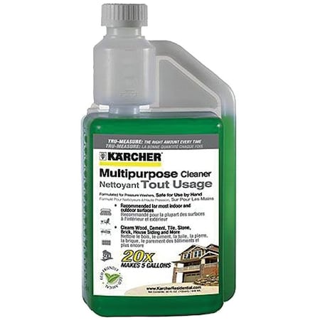 Karcher Pressure Washer Detergent, Liquid, Surfactant, 1 qt 9.558-145.0/120.0