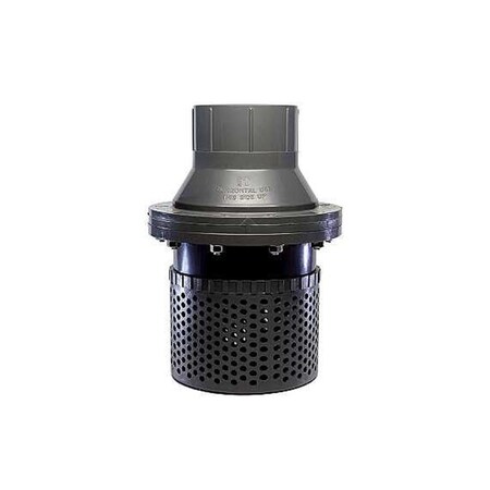 American Valve P430S 3 3 in. PVC Swing Foot Check Valve - Socket Schedule 80 AM16427