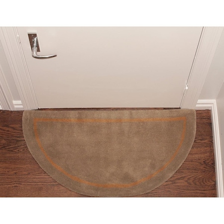 Palacedesigns AZ-186-HenleyCamelHalf Henley Wool Rug Half Round - Camel PA740905