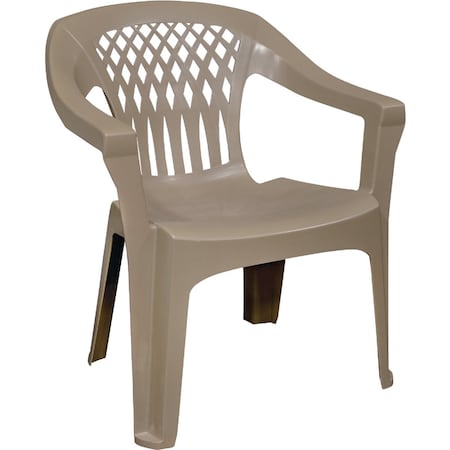 Adams Big Easy Biscuit Resin Stackable Chair 260621