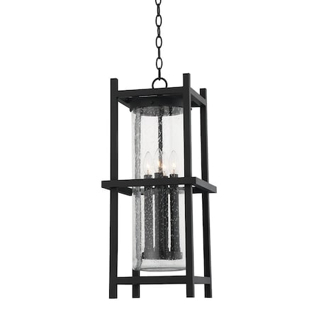 Troy Lighting Carlo 4 Light Lantern 11 In. Textured Black F7526-TBK