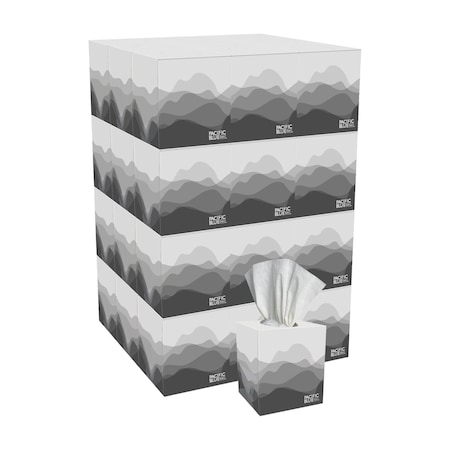 Pacific Blue Pacific Blue Basic® 2-Ply Facial Tissue By Gp Pro (Georgia-Pacific), Cube Box, 36 Boxes Per Case 47510