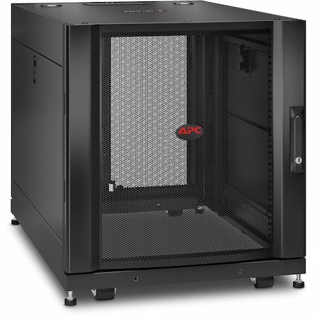 Apc NetShelter SX, Server Rack Enclosure, 12U, Black, 658H x 600W x 900D mm (TAA) AR3003