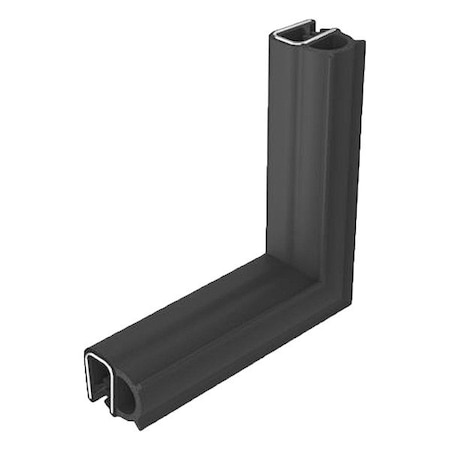 Jw Winco Edge Trim Seal, 160 mm. L, Side, Black 2181-EPDM-13-D-160