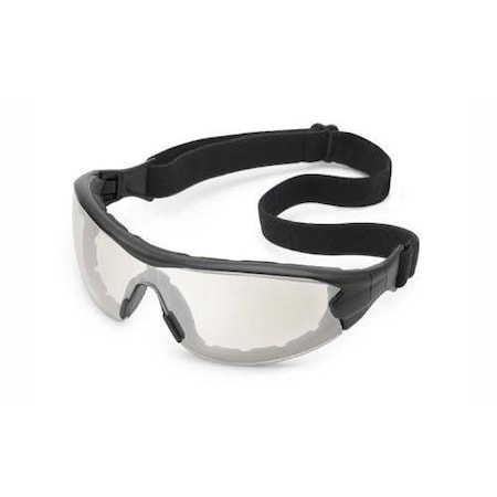 Gateway Safety Swap , Black Temple Clear Lens Safety Goggle Glasses, PR 21GB80