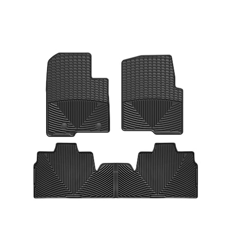 Weathertech Black, Front and Rear All Weather Floor Mats W239-W139