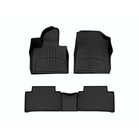 Weathertech Black, Front and Rear FloorLiner HP 441650-1-2IM