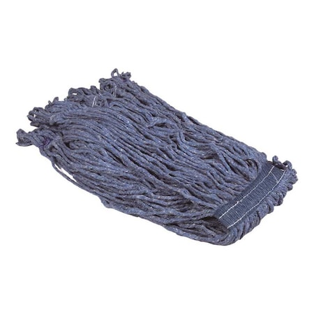 Renown Medium 20oz Blue Blended Looped String Mop, 1 in. Headband, 2PK LX22006