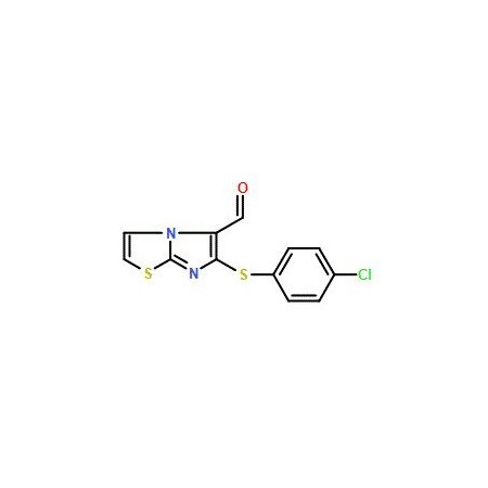 Ak Scientific 6-[(4-Chlorophenyl)thio]imidazo-[2, 1-b][1, 3]thiazole-5-carbaldehyde (5g), CAS 175277-53-9 5825AD-5g