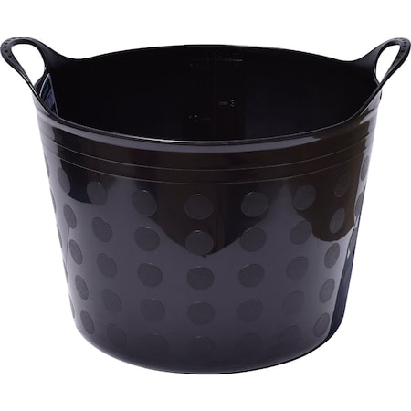 Tuff Stuff Products 7 Gal. Black Plastic Flex Tub F7-BK