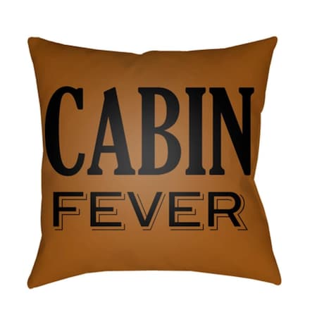 Artistic Weavers Lodge Cabin Cabin Fever Poly Filled Pillow - Tan & Black - 20 x 20 in. LGCB2034-2020
