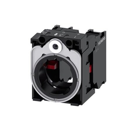 Siemens holder, universal, 3-way, plastic/metal, 1 NC, 1 NC, screw terminal 3SU1550-1AA10-1PA0