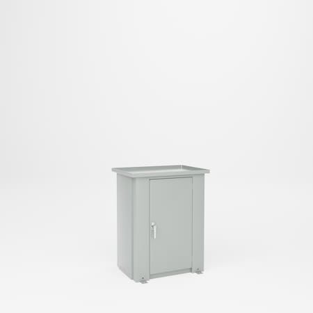 Pucel Drain Top Door Bench, 28 in W x 20 in D x 35 in H, Light Blue CM-2835