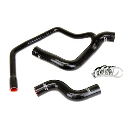 Hps Performance High Temp Reinforced Silicone Radiator Coolant Hose Kit, Black,  57-2032-BLK