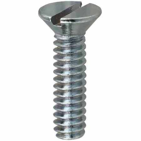 Dottie #10-32 x 3/4 in Slotted Flat Machine Screw, Zinc Plated Carbon Steel, 100 PK FM103234