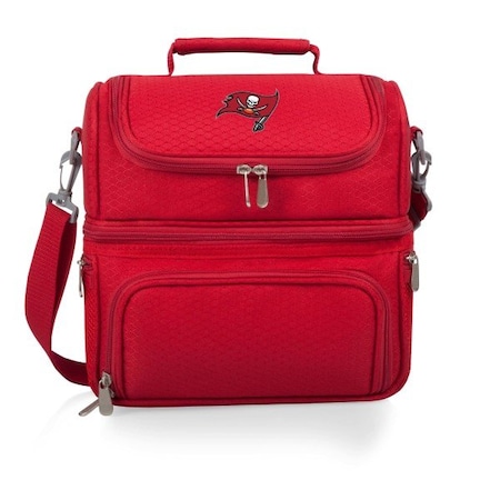 Picnic Time Family Of Brands NFL Tampa Bay Buccaneers - Pranzo Lunch Bag Cooler with Utensils 512-80-100-304-2