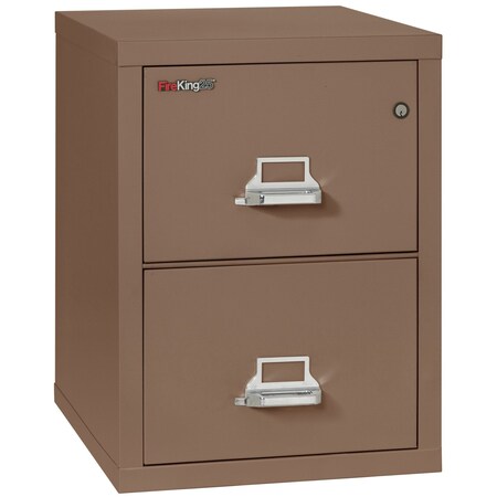 Fireking 2 Drawer, 1 Hr Fire & impact rated, 25" depth Legal Tan 2-2125-CTN