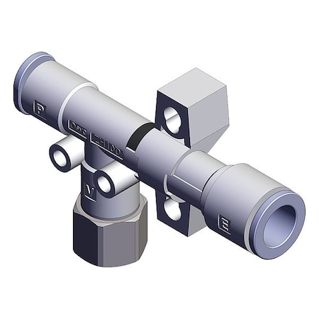 Smc Vacuum Ejector, Body Ported ZH10DSA-06-01-08