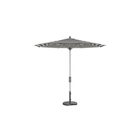 Treasure Garden 9 ft Patio Umbella, aluminum, fiberglass ribs, outdoor, Kinzie Coal Stripe UM840-SS 6668 Kinzie Coal Stripe