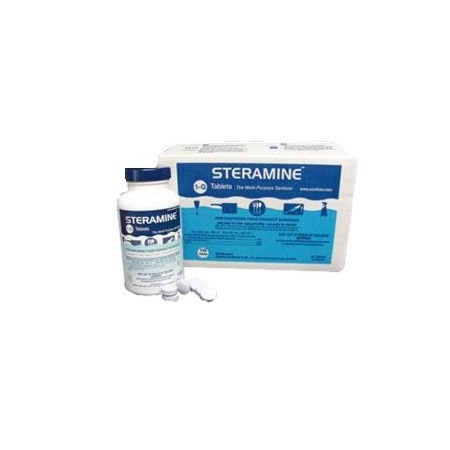 Steramine Sanitizer Tablets 150 Tablets per Tube/ 900 Tablets 1-G