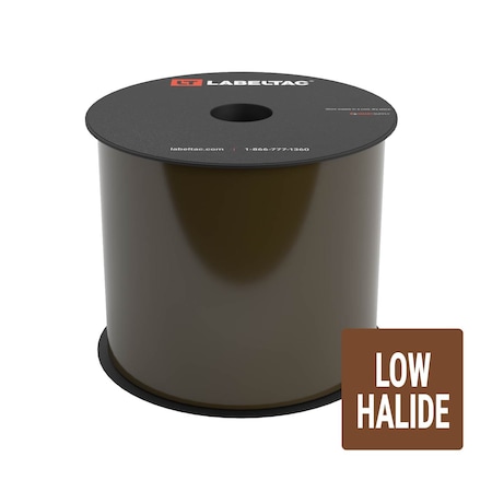 Labeltac Low Halide Supply 4in x 150ft LT4/Pro X, Brown LT410LH