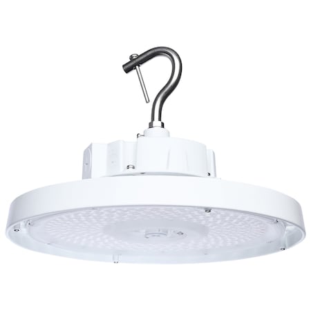 Nuvo 120/100/80W LED UFO High Bay 3K/4K/5K CCT 60/80/100 Beam Angle White Finish 120-347V 65/1522