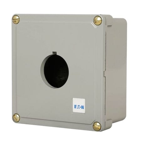 Eaton PushButtonEnclosure, 30mm, 1Hole, DiCstZinc E34N1