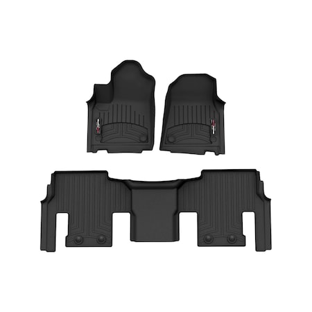 Weathertech Black, Front and Rear Floorliners 441704-1-5