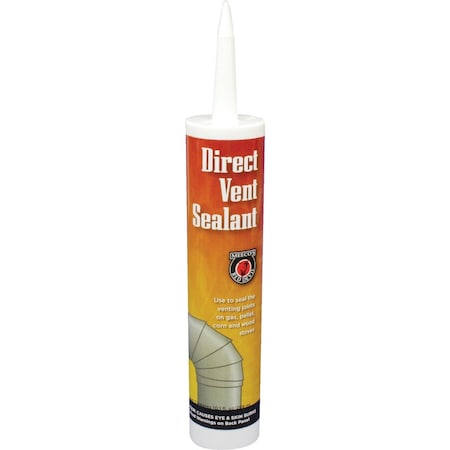 Meecos Red Devil 10.3 Oz. Black Direct Vent Hi-Temp Sealant 615