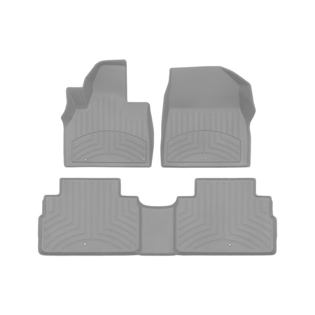 Weathertech Grey, Front and Rear FloorLiner HP 461532-1-2IM