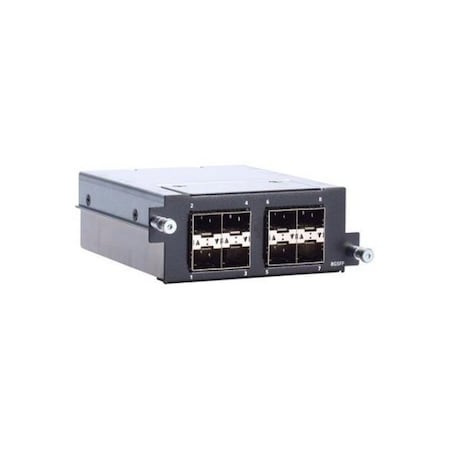 Moxa Gigabit Ethernet module with 8 100-1000BaseSFP slots RM-G4000-8GSFP