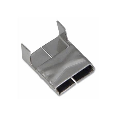 Band-It 22156 3/4 in FREE-END CLIPS SS, 100PK 080-L15699