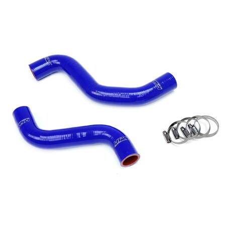Hps Performance High Temp Reinforced Silicone Radiator Coolant Hose Kit, Blue, 57-1840-BLUE