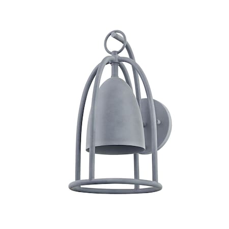 Troy Lighting Wisteria 1 Light Wall Sconce 7 In. Weathered Zinc B1101-WZN