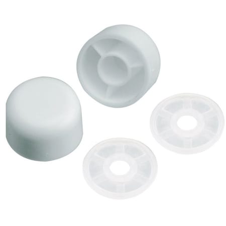 Plumb Pak Bolt Cap, Universal, Plastic, White PP835-30