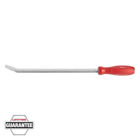 Milwaukee Tool Pry Bar, All Metal Core, Comfortable Tri-Lobe Handle, Corrosion Resistant, Hammer-Ready Strike Cap, 18 in 45-74-9218