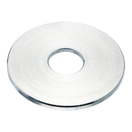 Zoro Select Flat Washer, For Screw Size 9/16 in , Aluminum Plain Finish, 5 PK WASB91WAL