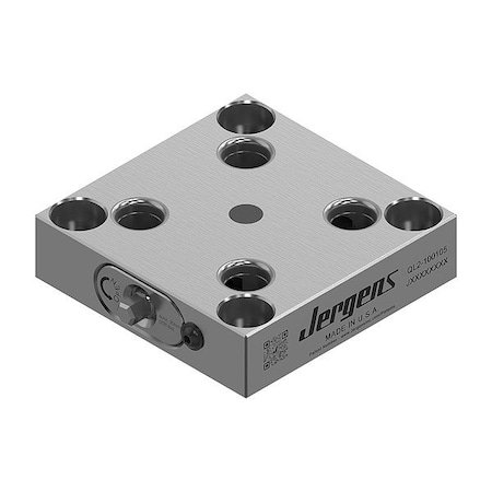 Jergens Receiver Base, Alloy Steel QL2-100105